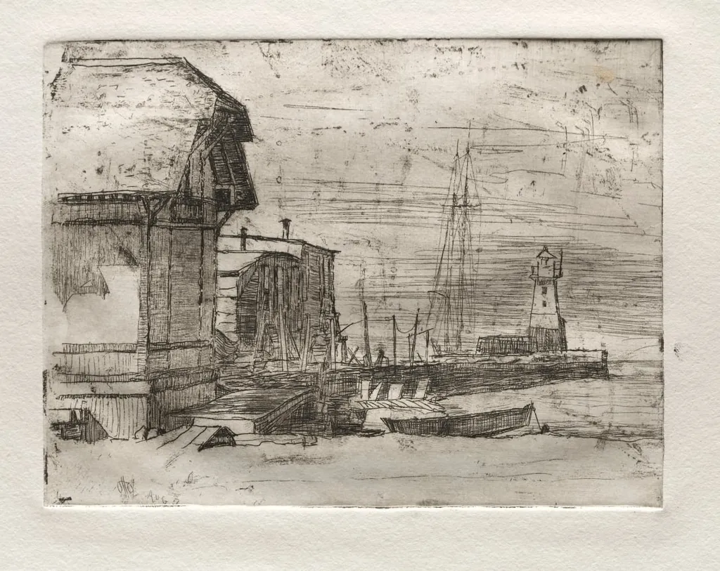 West Pier, by Otto Henry Bacher, 1878