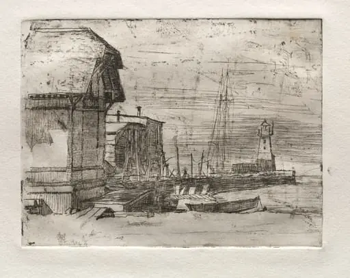 West Pier, by Otto Henry Bacher