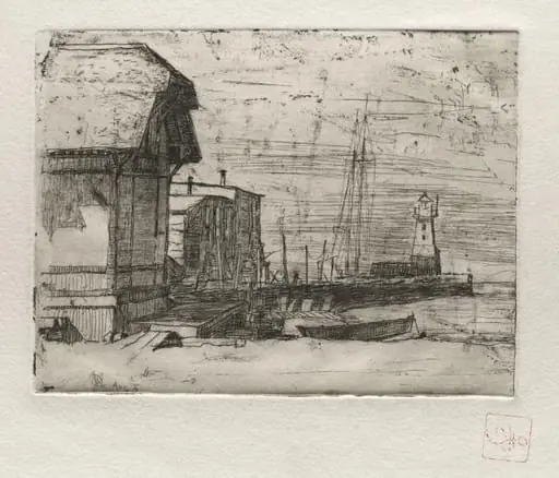 West Pier 1878, by Otto Henry Bacher