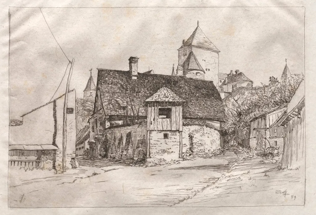 Worth: A Lane, by Otto Henry Bacher, 1879