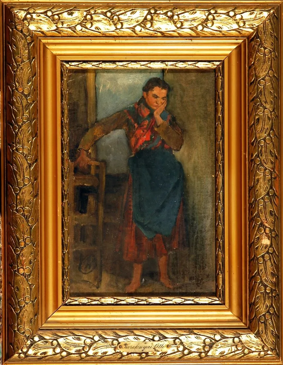 Fată tristă, by Otto Koroknai