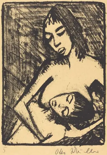 Mother and Child (Mutter und Kind), by Otto Mueller
