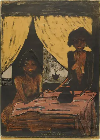 Untitled, by Otto Mueller, 1926