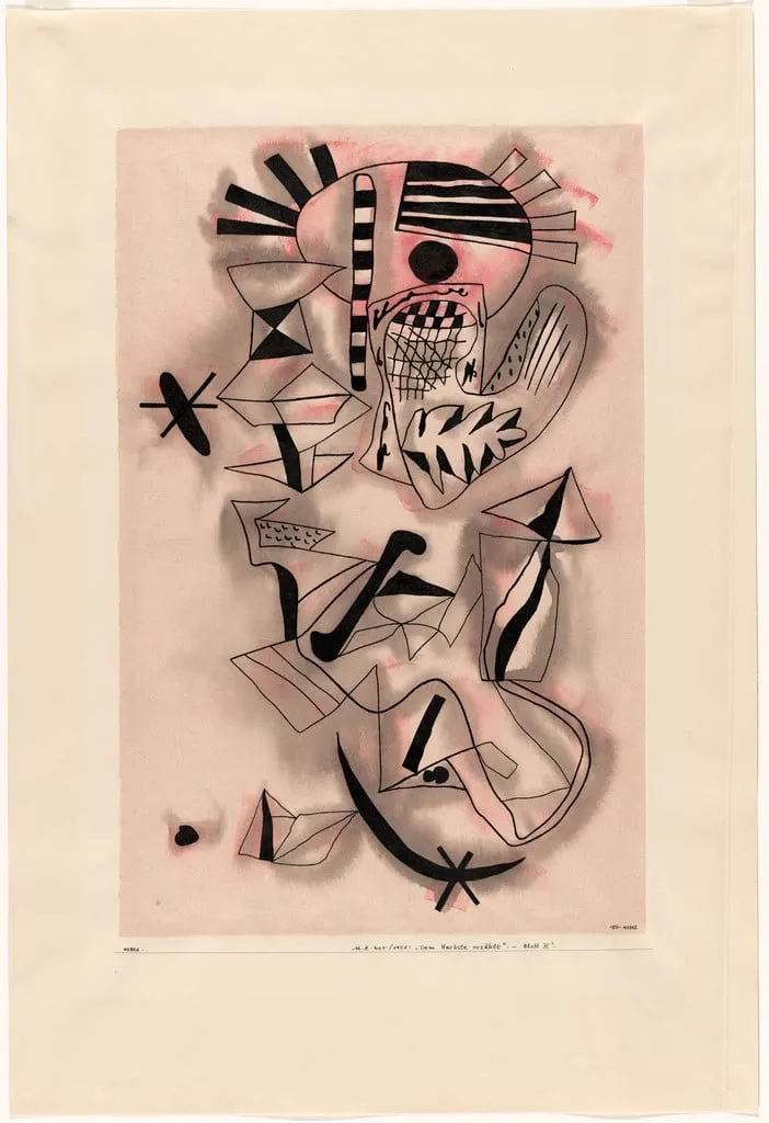 Untitled, by Otto Nebel, watercolor, 1951