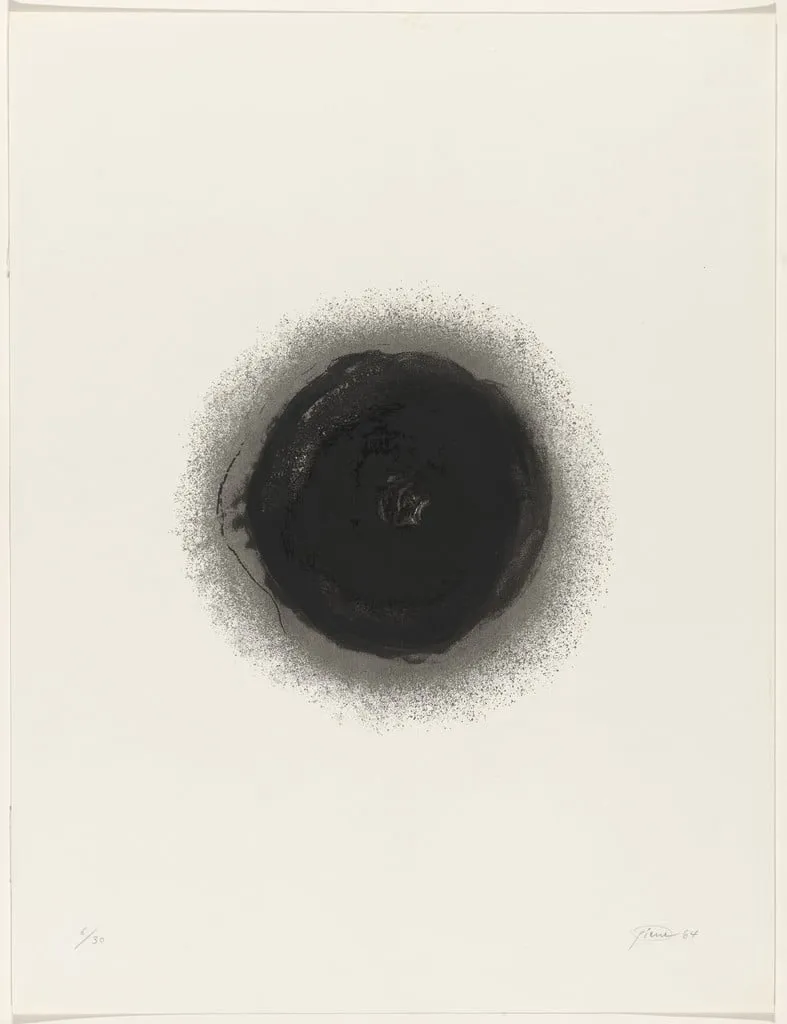 Untitled, by Otto Piene, ink, 1964