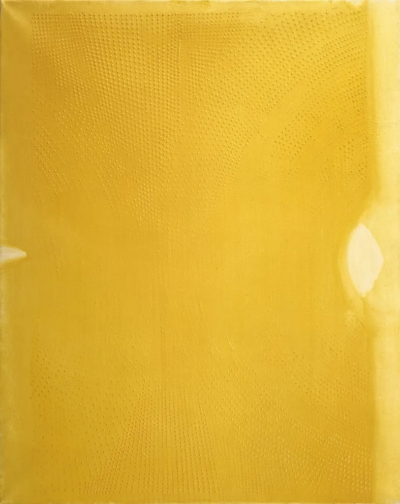 Untitled, by Otto Piene, oil, 1958