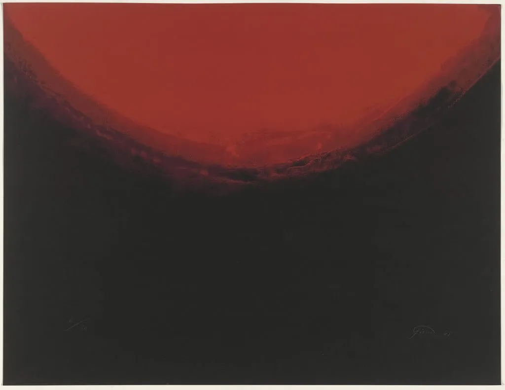 Untitled, by Otto Piene, ink, 1965
