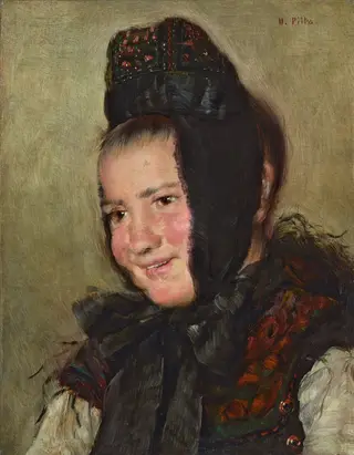 Female Portrait, by Otto Piltz