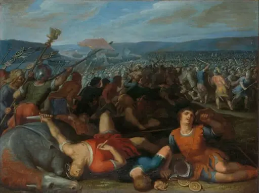 De Bataven verslaan de Romeinen bij de Rijn