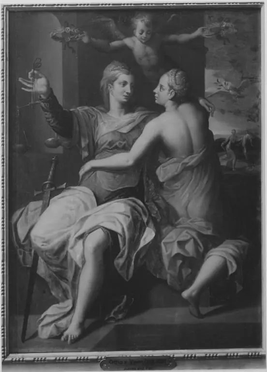 Justitia und Pax, by Otto van Veen