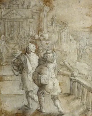 On the disposal of wealth: Illustration to Horace, Carmina III, 40-45, by Otto van Veen, 1602
