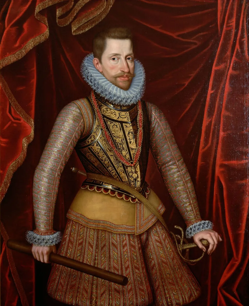 Portrait of Albrecht VII, Archduke of Austria (1559-1621), by Otto van Veen, oil, 1598