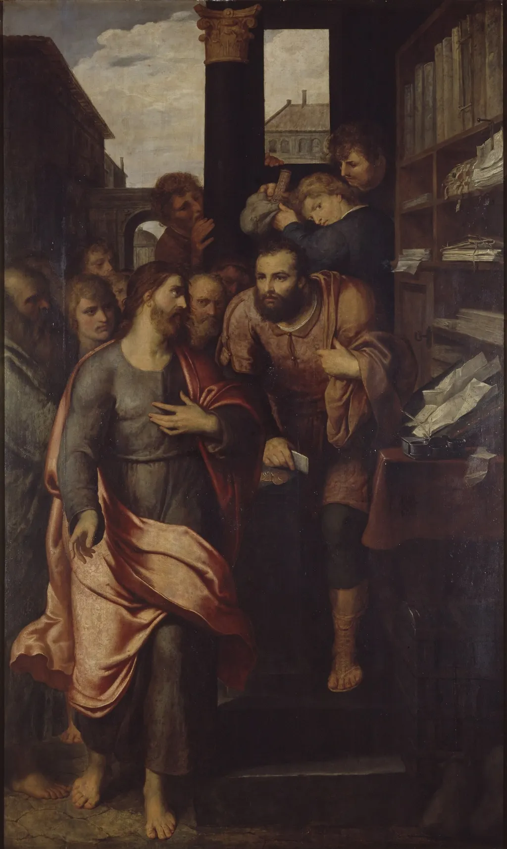 The Calling of Matthew, by Otto van Veen, oil, 1606