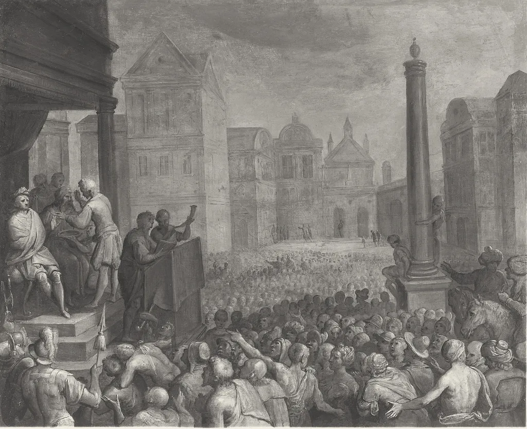 The Judgement of Zaleucus, by Otto van Veen, unspecified, 1607