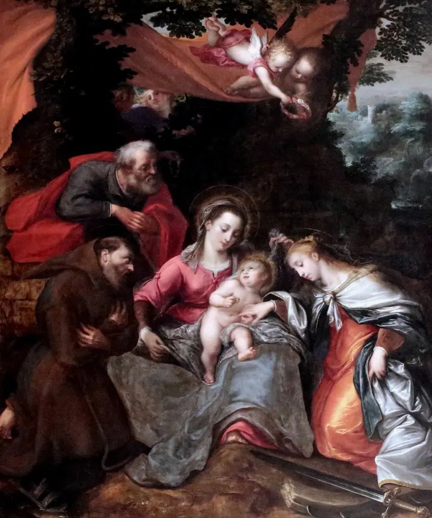 The Mystic Marriage of St. Catherine, by Otto van Veen