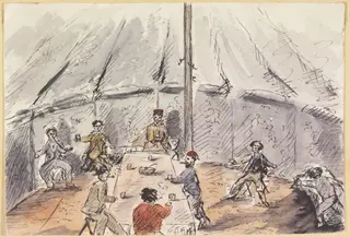 Our tent-life at Baalbec