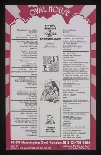 Oval House poster, by Oval Print Shop