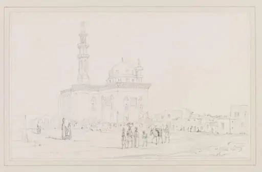 Exterior of the Mosque Sultan Hassan, Cairo, by Owen Jones