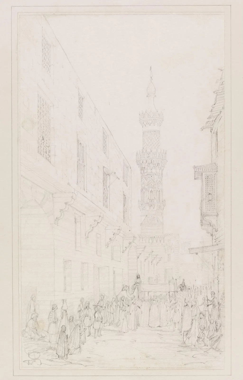 Street in Cairo, by Owen Jones, 1832