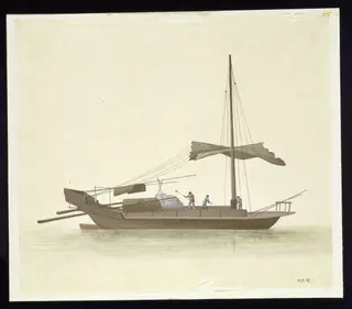 Oyster Shells Boat