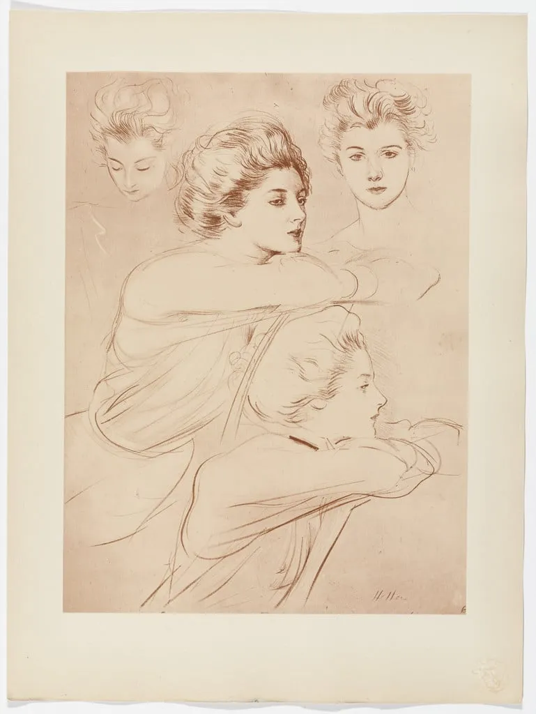 Untitled, by P. C. Helleu, ink, 1898