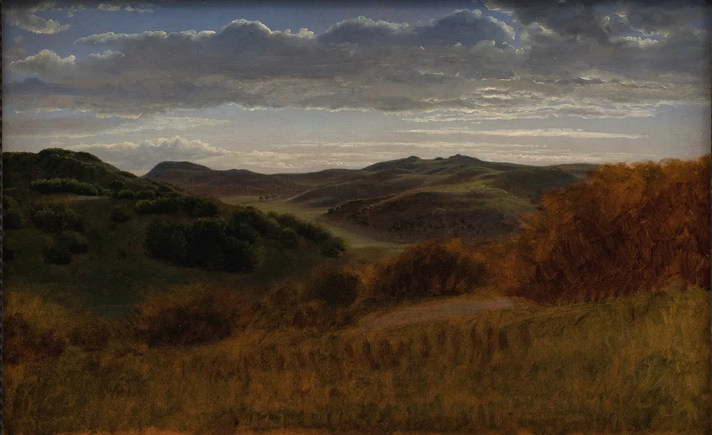 Hills behind the Møen Cliff, by P. C. Skovgaard, unspecified, 1849