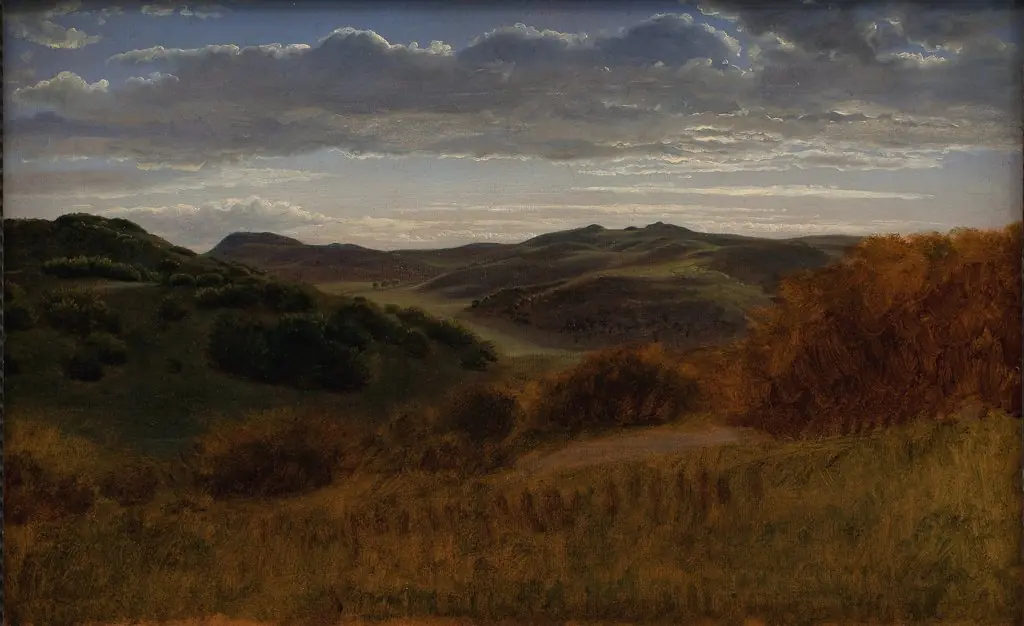 Hills behind the Møen Cliff, by P. C. Skovgaard