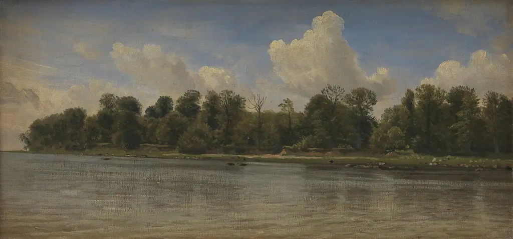 Strand ved Præstø, by P. C. Skovgaard