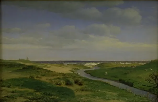 View of the North Coast of Zealand at Dronningmølle, by P. C. Skovgaard, oil, 1844