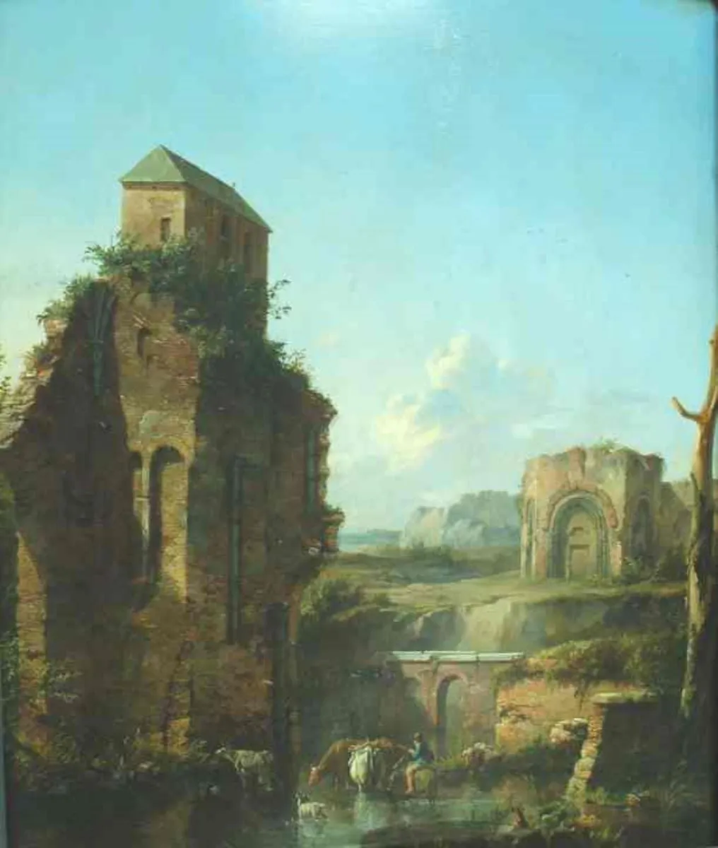Peisaj cu ruine, by P. François Noter cel Tânăr, unspecified