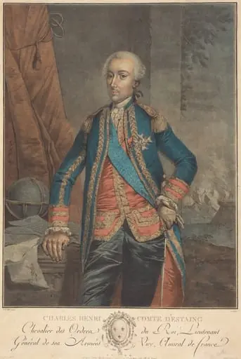 Charles Henri, Comte d'Estaing, by P. Frieselhem