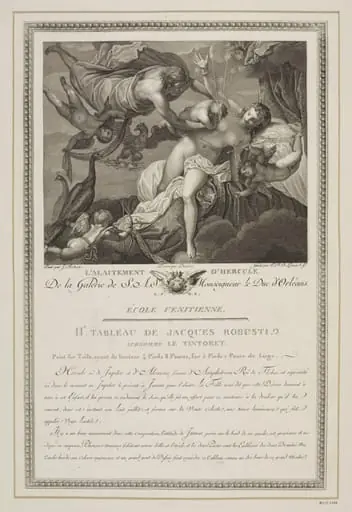 The Suckling of Hercules, by P. R. Launay