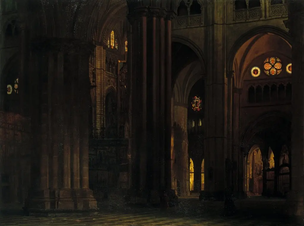 Interior de la Catedral de Toledo, by Pablo Gonzalvo