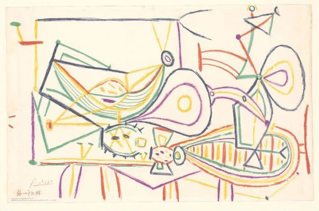 Composition, by Pablo Picasso, 1948