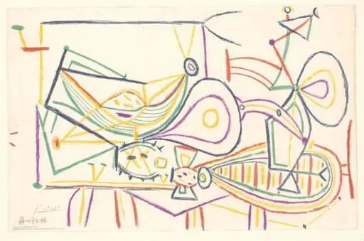 Composition, by Pablo Picasso