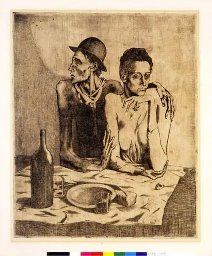Le Repas Frugal, by Pablo Picasso