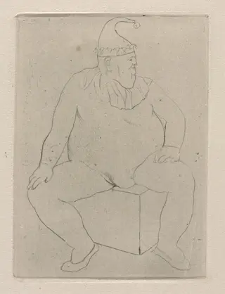 Saltimbanque at Rest, by Pablo Picasso, 1905