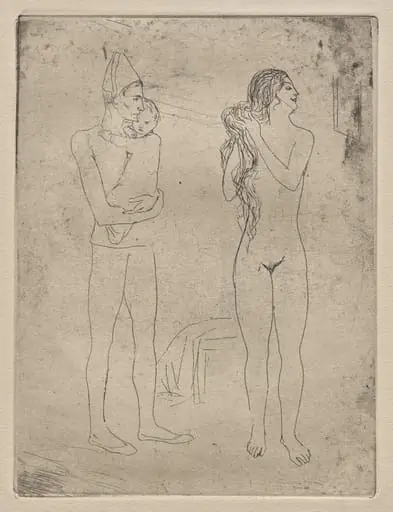 The Mother at Her Toilette, by Pablo Picasso