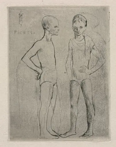 The Two Saltimbanques, by Pablo Picasso