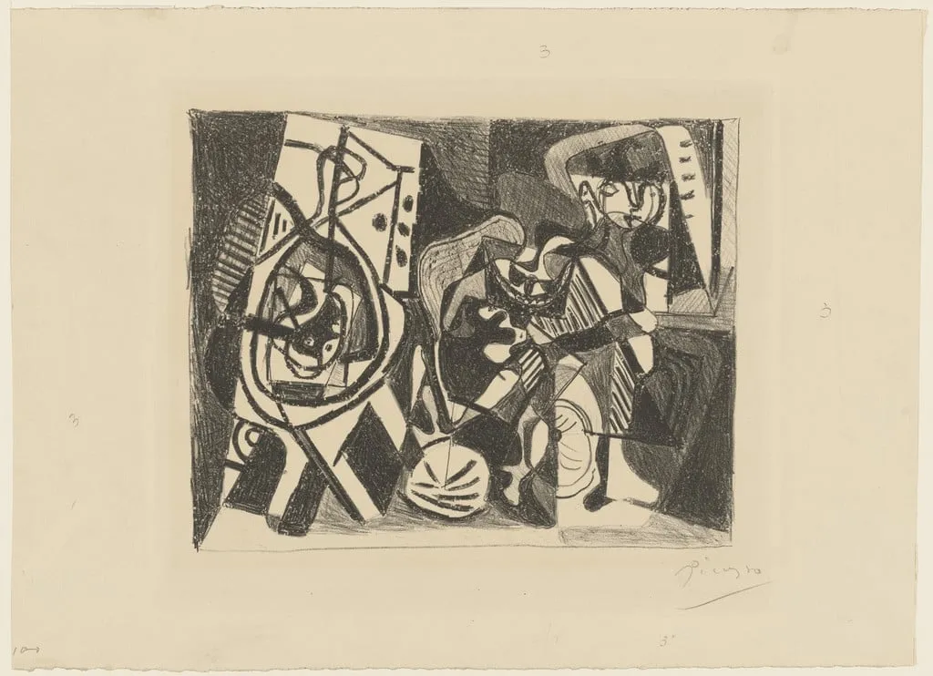 Untitled, by Pablo Picasso, ink, 1926