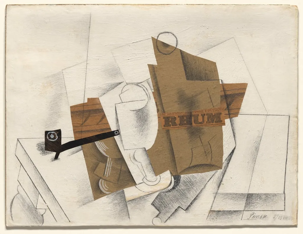 Untitled, by Pablo Picasso, gouache, 1914