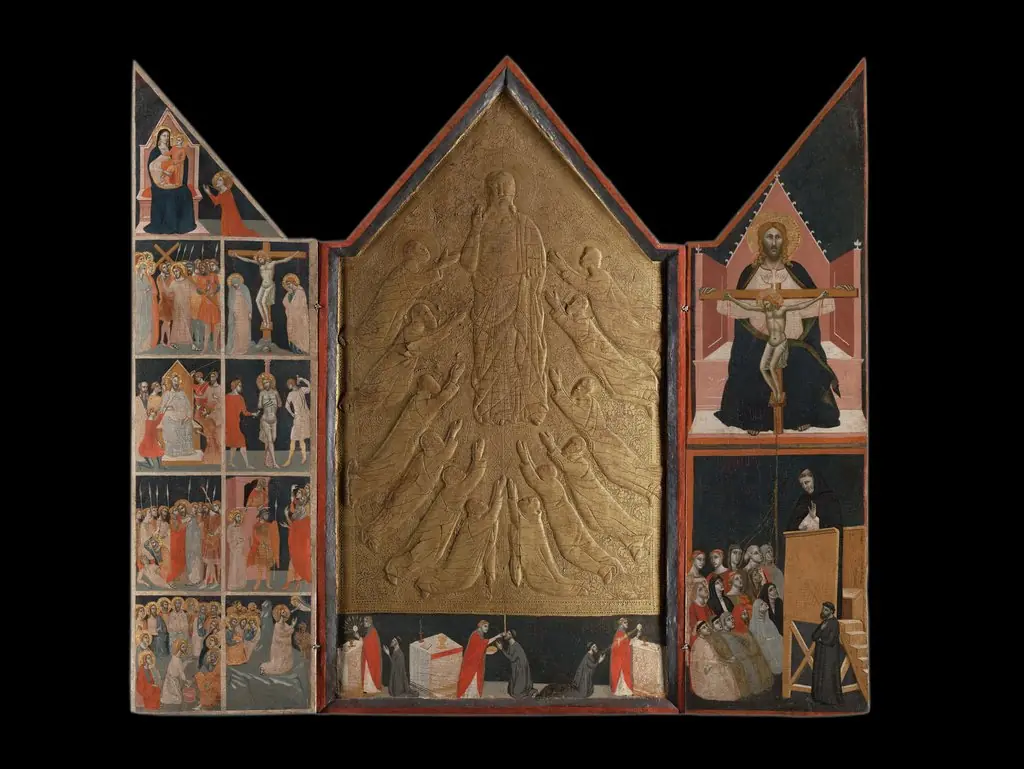 The Chiarito Tabernacle, by Pacino di Buonaguida