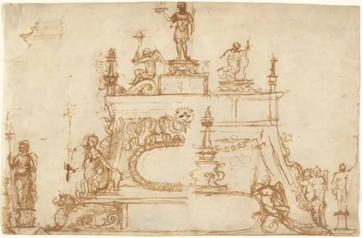 Studies for Small Bronzes with Classical Motifs, by Paduan 15th Century