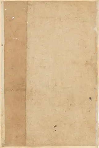 Page from Tales of a Parrot (Tuti-nama): blank page