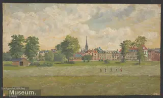 Painting, by Painter: J. J. (?) Schs., 1895