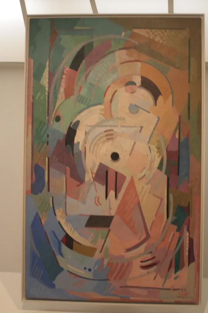 Painting for Contemplation, Dominant Rose and Green