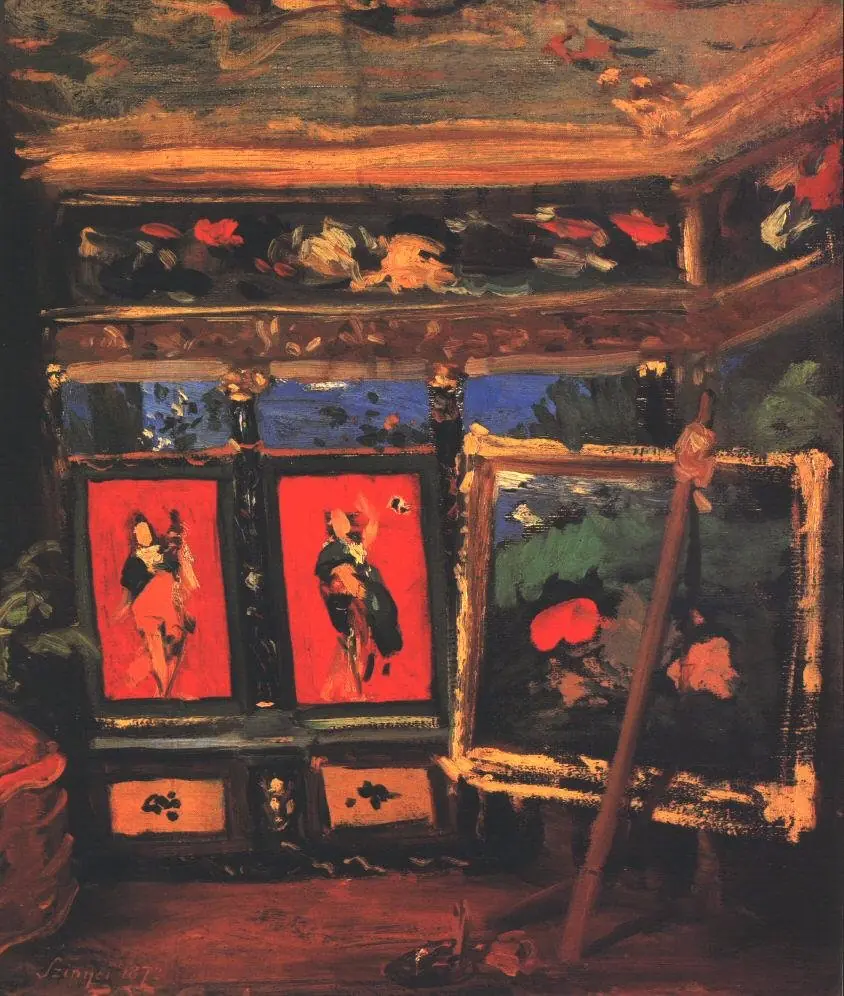 The Artist's Studio, by Pál Szinyei Merse