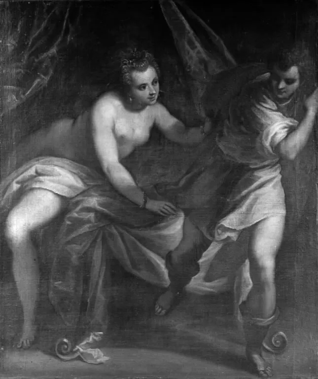 Joseph and Potiphar's Wife, by Palma il Giovane, oil, 1594
