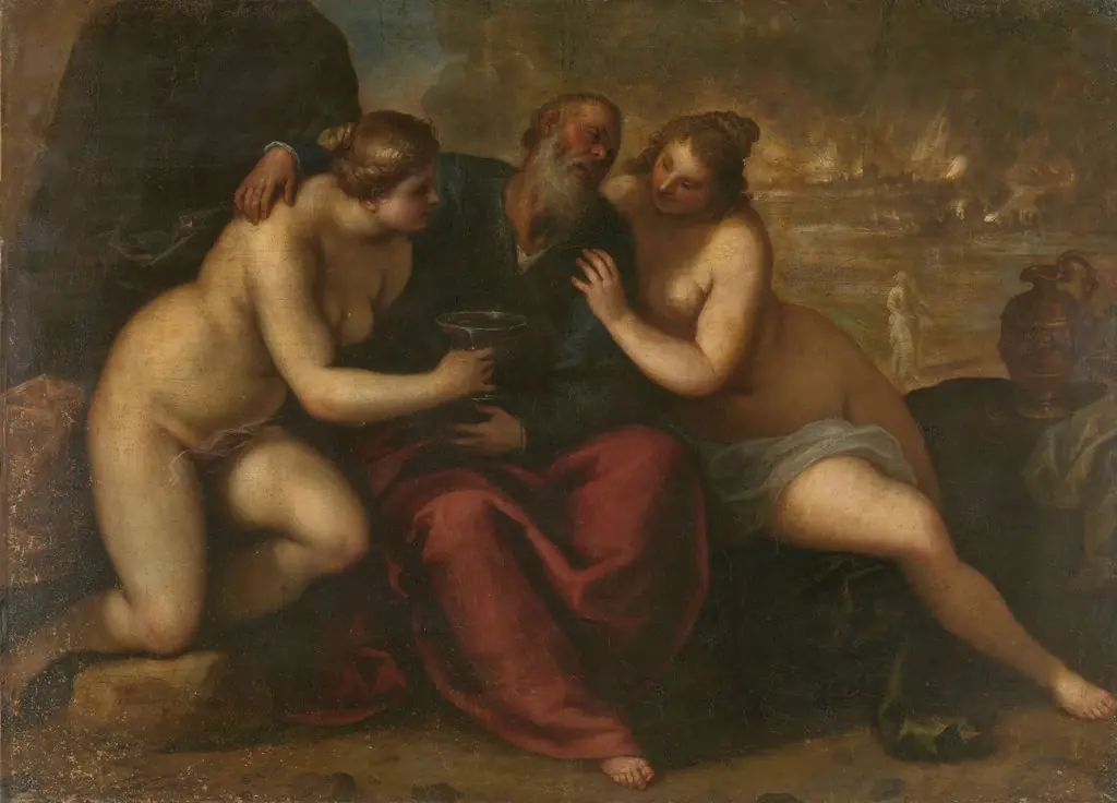 Lot and his Daughters, by Palma il Giovane