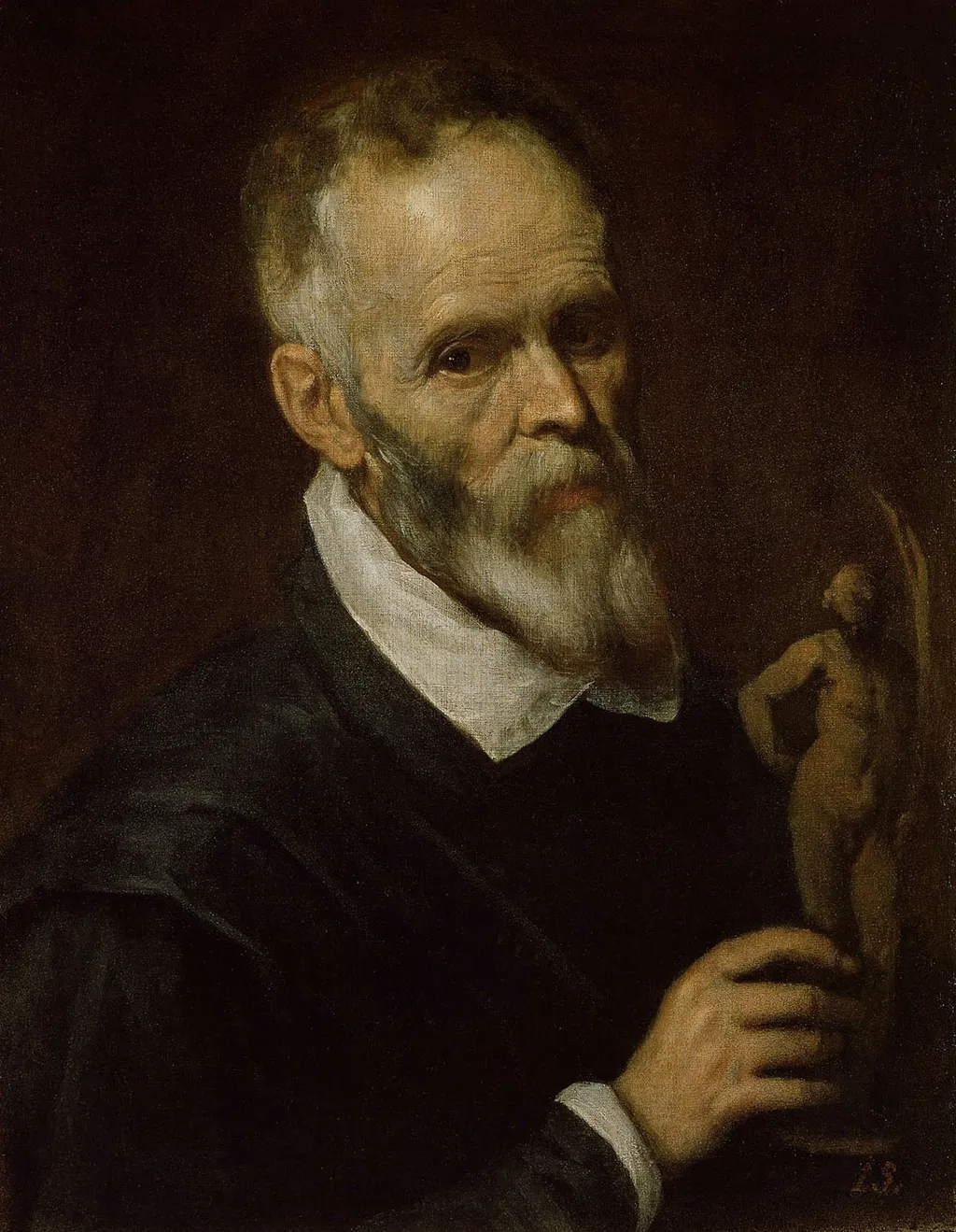 Portrait of a Sculptor, by Palma il Giovane, oil, 1605
